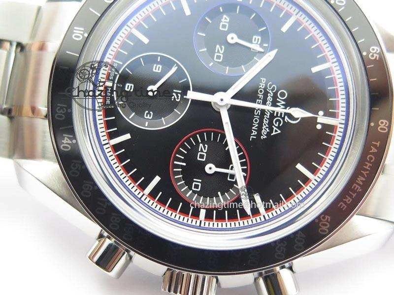 Speedmaster MoonWatch  Apollo 16 Black Dial On SS Bracelet