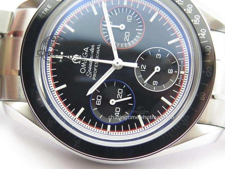 Speedmaster MoonWatch  Apollo 16 Black Dial On SS Bracelet