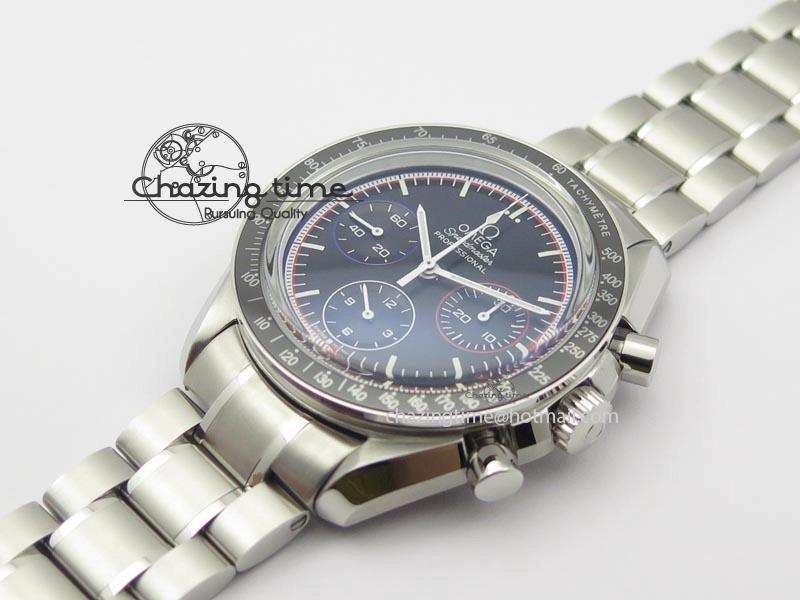 Speedmaster MoonWatch  Apollo 16 Black Dial On SS Bracelet