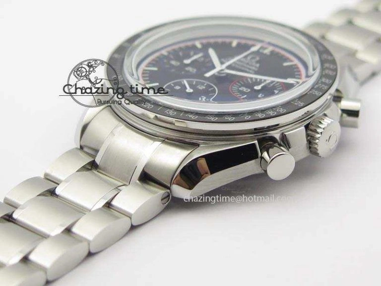 Speedmaster MoonWatch  Apollo 16 Black Dial On SS Bracelet