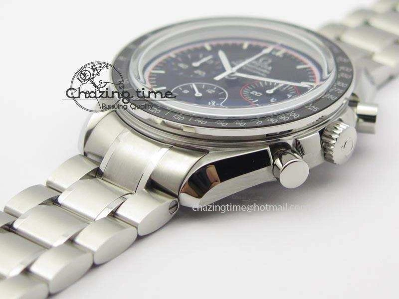 Speedmaster MoonWatch  Apollo 16 Black Dial On SS Bracelet