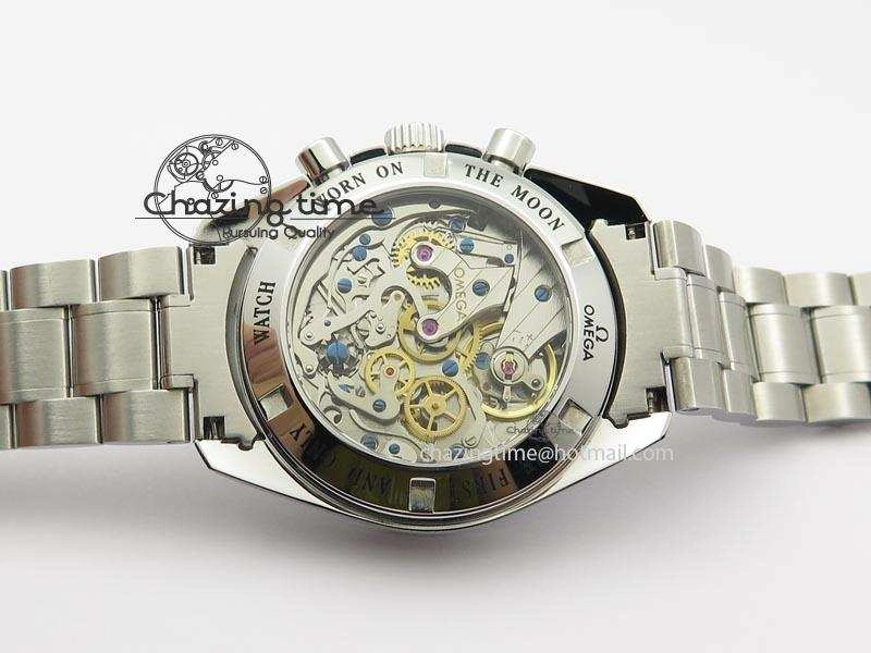 Speedmaster MoonWatch  Apollo 16 Black Dial On SS Bracelet