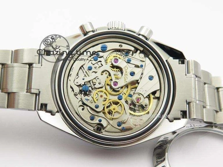 Speedmaster MoonWatch  Apollo 16 Black Dial On SS Bracelet