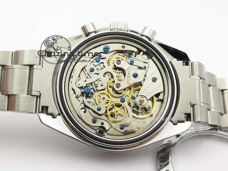 Speedmaster MoonWatch  Apollo 16 Black Dial On SS Bracelet