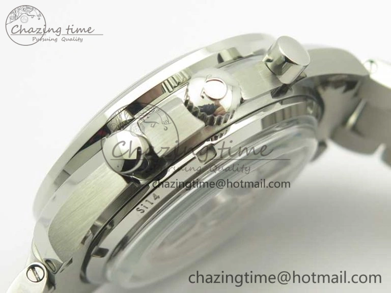 Speedmaster Moonwatch OMF 1:1 Best Edition Black Dial SS Hand on SS Bracelet A9900