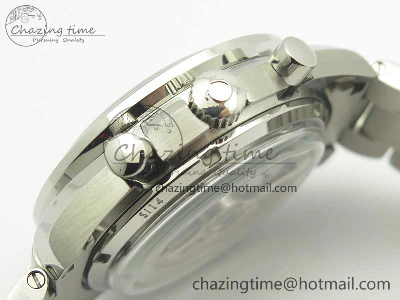 Speedmaster Moonwatch OMF 1:1 Best Edition Black Dial SS Hand on SS Bracelet A9900