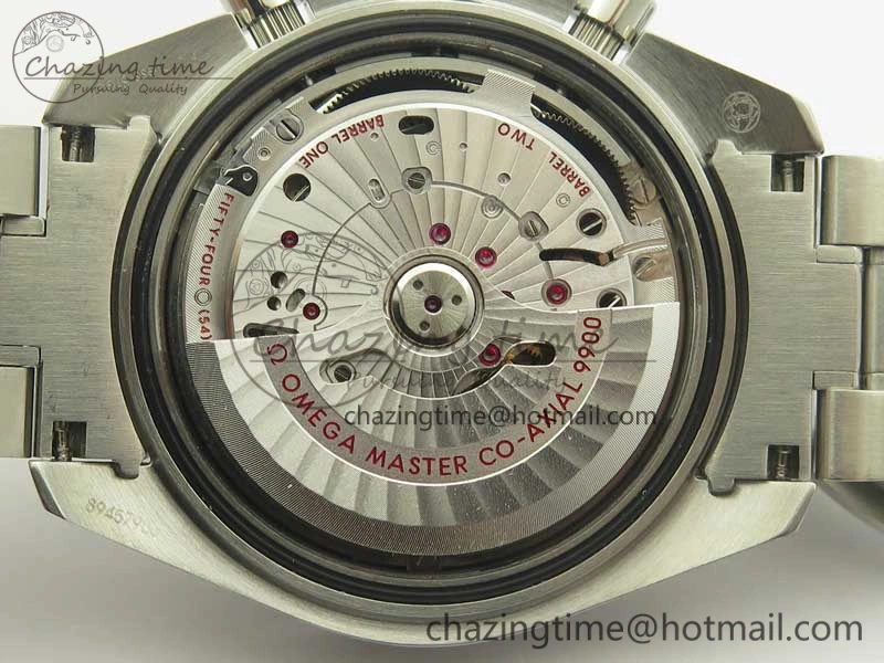 Speedmaster Moonwatch OMF 1:1 Best Edition Black Dial SS Hand on SS Bracelet A9900