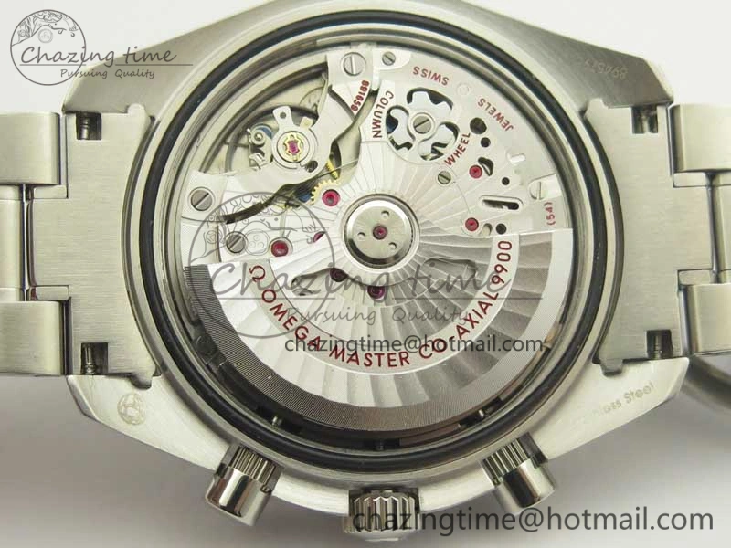 Speedmaster Moonwatch OMF 1:1 Best Edition Black Dial SS Hand on SS Bracelet A9900