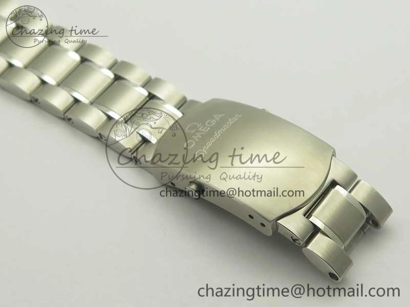 Speedmaster Moonwatch OMF 1:1 Best Edition Black Dial SS Hand on SS Bracelet A9900