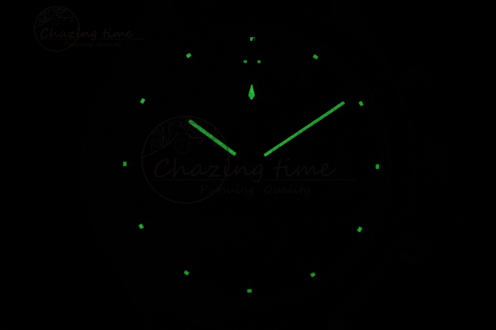 Speedmaster Moonwatch in Moonshine Gold YG RMF Best Edition Green Dial on Green Leather Strap Manual Chrono