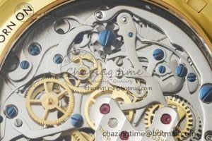 Speedmaster Moonwatch in Moonshine Gold YG RMF Best Edition YG Dial on Black Rubber Strap Manual Chrono