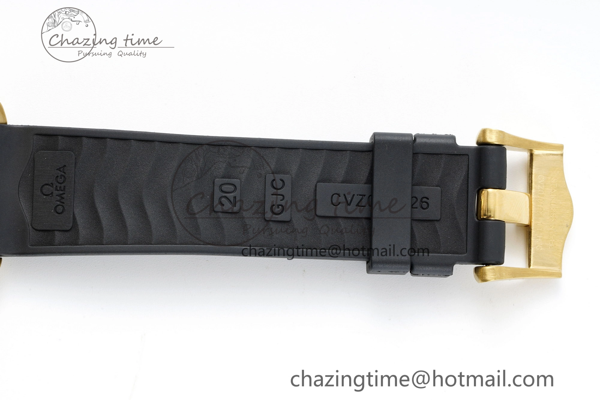 Speedmaster Moonwatch in Moonshine Gold YG RMF Best Edition YG Dial on Black Rubber Strap Manual Chrono