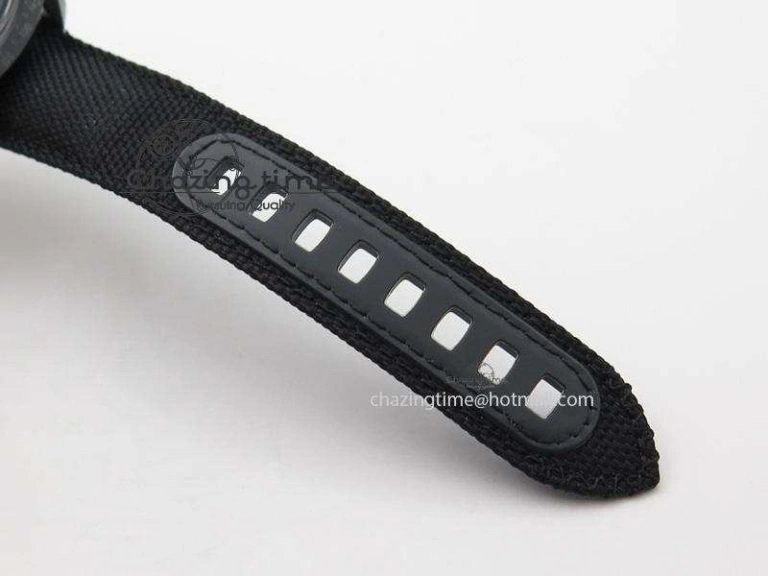 Speedmaster Professional Chronometer PVD Black Dial On Black Leather Strap A9300
