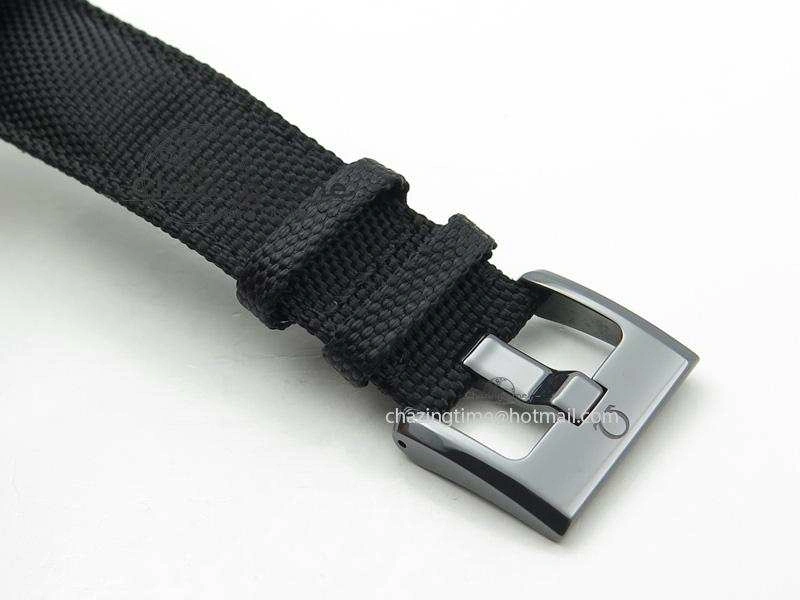 Speedmaster Professional Chronometer PVD Black Dial On Black Leather Strap A9300