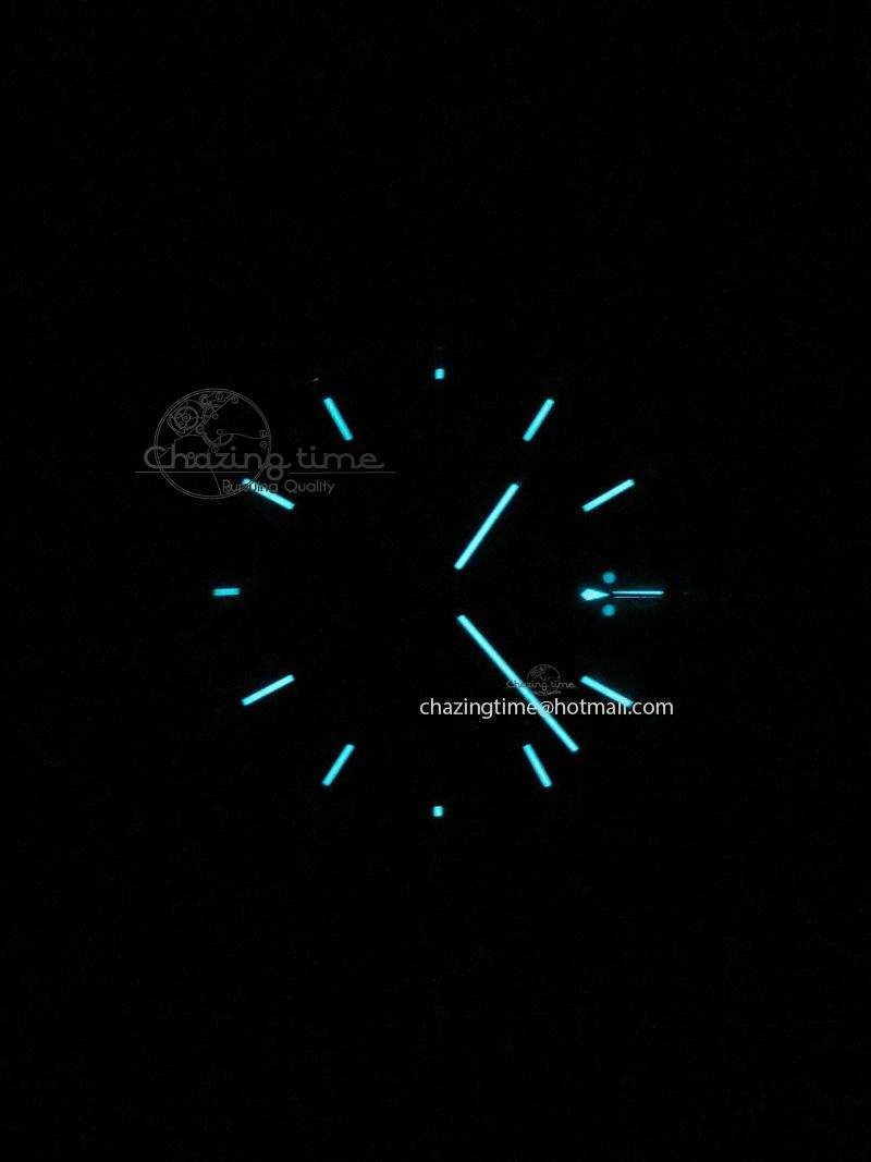 Speedmaster Professional Chronometer PVD Black Dial On Black Leather Strap A9300