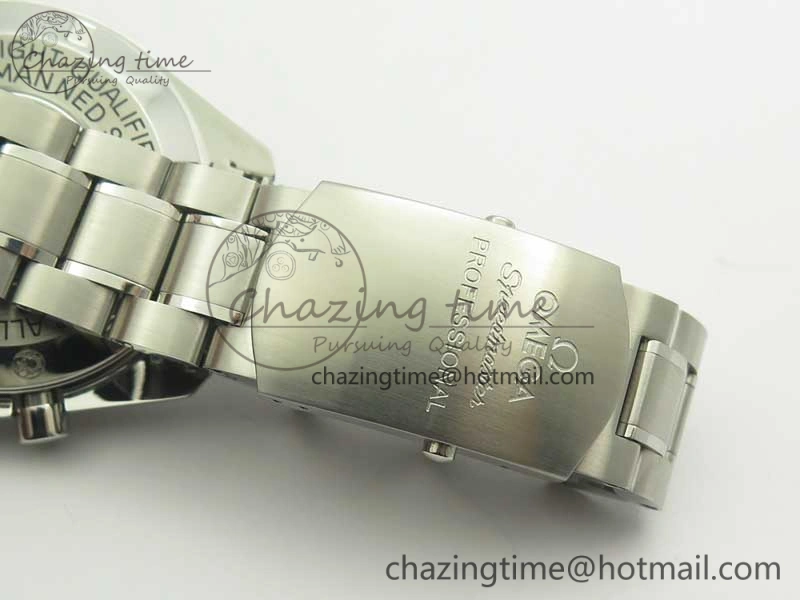 Speedmaster Professional SS OMF Best Edition Black Dial on SS Bracelet Manual Winding Chrono Movement