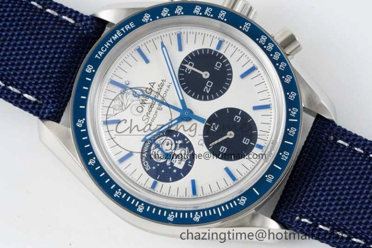 Speedmaster Professional “Silver Snoopy Award” 50th Anniversary V6SF 1:1 Best Edition A7750(Mod)