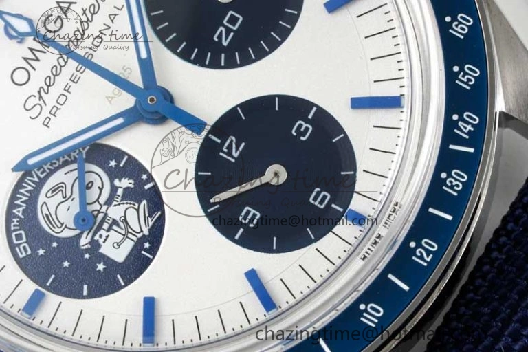 Speedmaster Professional “Silver Snoopy Award” 50th Anniversary V6SF 1:1 Best Edition A7750(Mod)