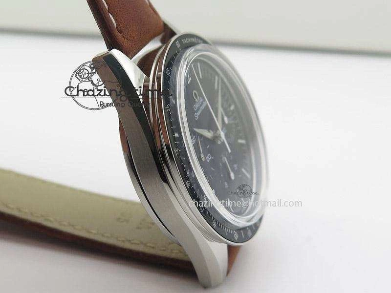 Speedmaster Professional The Moon Watch on Brown Asso Strap Asian Manual Winding Chronograph Movement