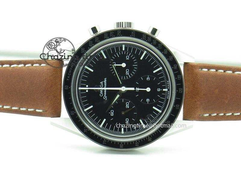 Speedmaster Professional The Moon Watch on Brown Asso Strap Asian Manual Winding Chronograph Movement