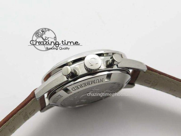 Speedmaster Professional The Moon Watch on Brown Asso Strap Asian Manual Winding Chronograph Movement