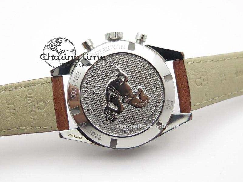 Speedmaster Professional The Moon Watch on Brown Asso Strap Asian Manual Winding Chronograph Movement