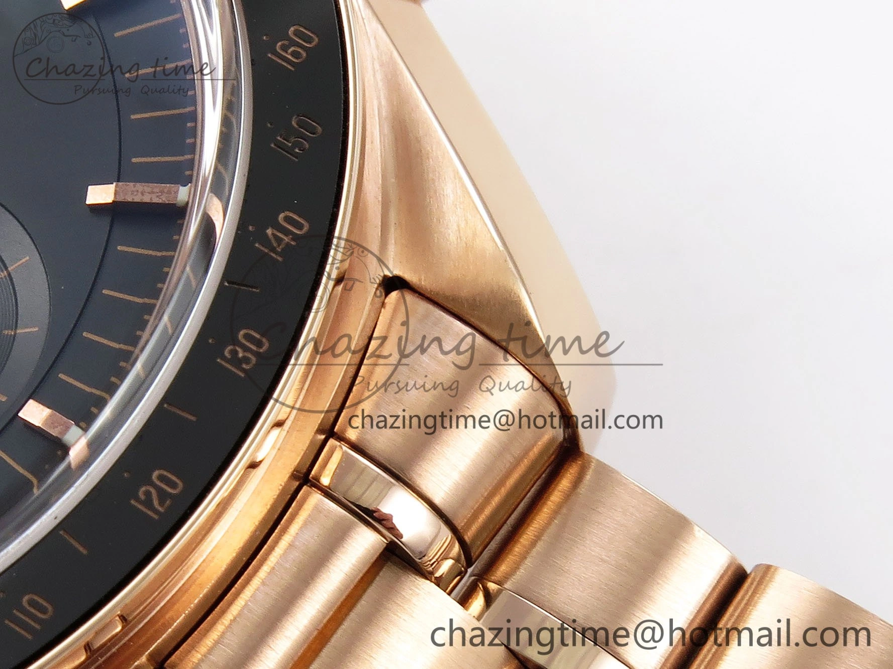 Speedmaster RG RMF Best Edition Black Dial on RG Bracelet Lemania HW