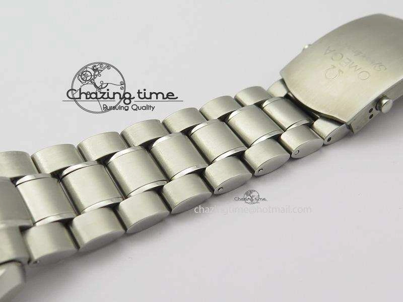 Speedmaster Racing 40mm SS Black Dial On SS Bracelet A7750 ( Free Rubber Strap )