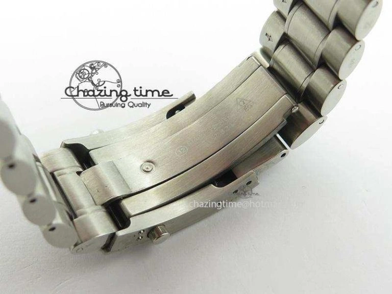 Speedmaster Racing 40mm SS Black Dial On SS Bracelet A7750 ( Free Rubber Strap )