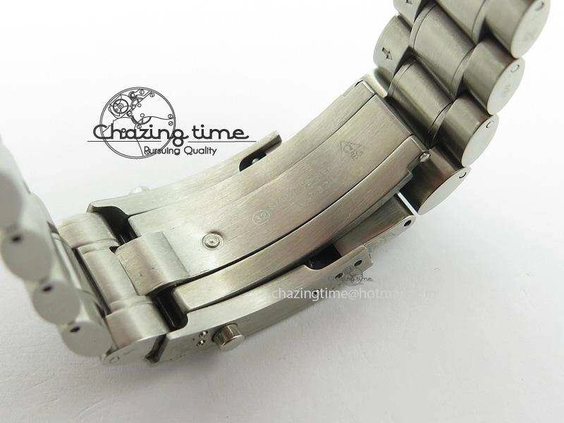 Speedmaster Racing 40mm SS Black Dial On SS Bracelet A7750 ( Free Rubber Strap )