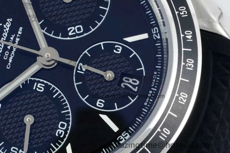 Speedmaster Racing Master SS HKF Best Edition Black Dial on Black Rubber Strap A7750