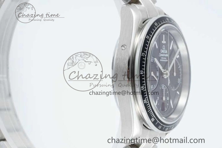 Speedmaster Racing Master SS HKF Best Edition Black Dial on SS Bracelet A7750