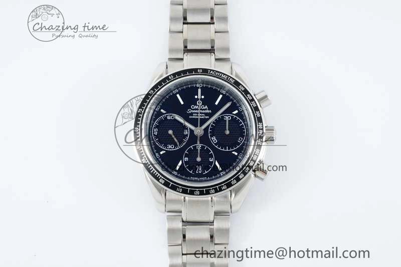 Speedmaster Racing Master SS HKF Best Edition Black Dial on SS Bracelet A7750