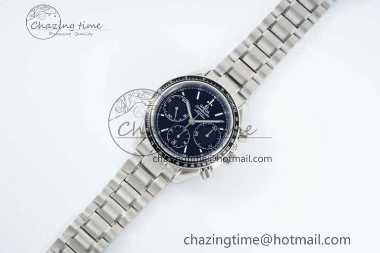 Speedmaster Racing Master SS HKF Best Edition Black Dial on SS Bracelet A7750