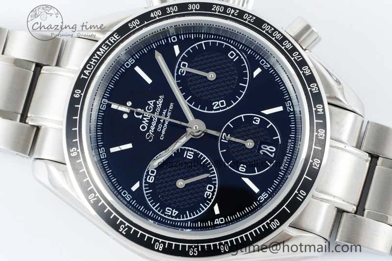 Speedmaster Racing Master SS HKF Best Edition Black Dial on SS Bracelet A7750