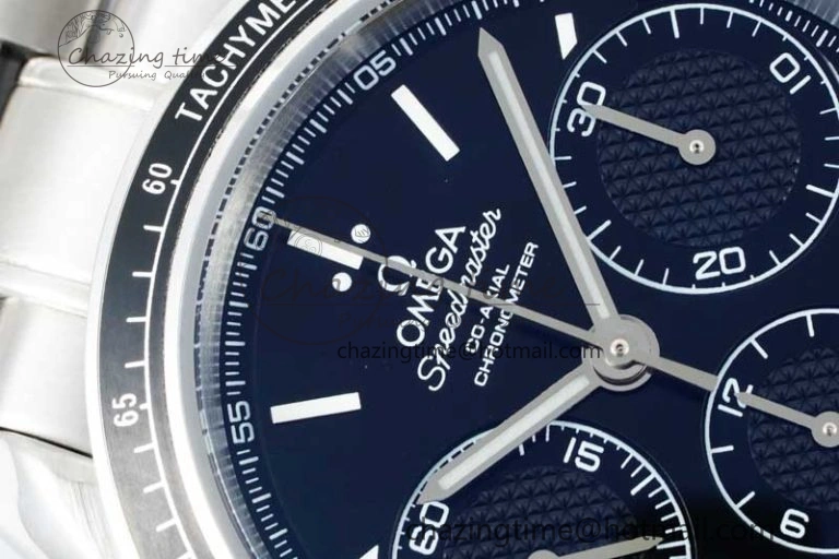 Speedmaster Racing Master SS HKF Best Edition Black Dial on SS Bracelet A7750