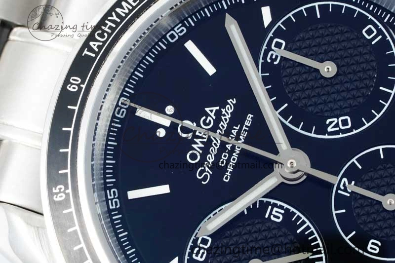 Speedmaster Racing Master SS HKF Best Edition Black Dial on SS Bracelet A7750