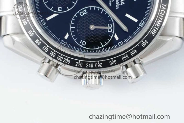 Speedmaster Racing Master SS HKF Best Edition Black Dial on SS Bracelet A7750