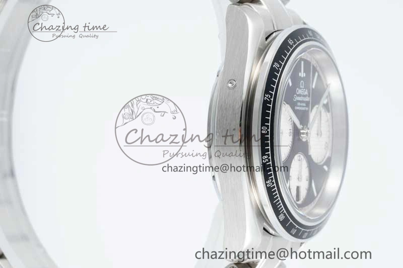 Speedmaster Racing Master SS HKF Best Edition Black White Dial on SS Bracelet A7750