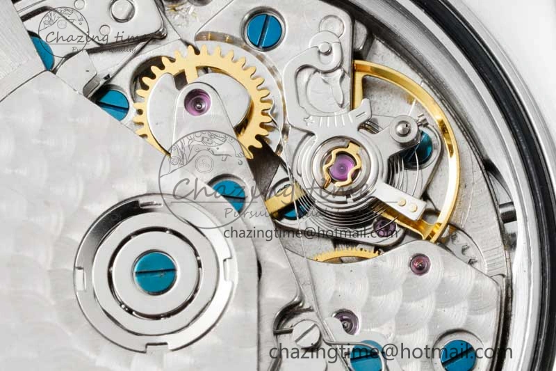 Speedmaster Racing Master SS HKF Best Edition Blue Black Dial on Black Rubber Strap A7750