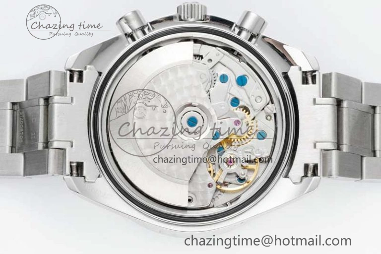 Speedmaster Racing Master SS HKF Best Edition Blue Black Dial on SS Bracelet A7750