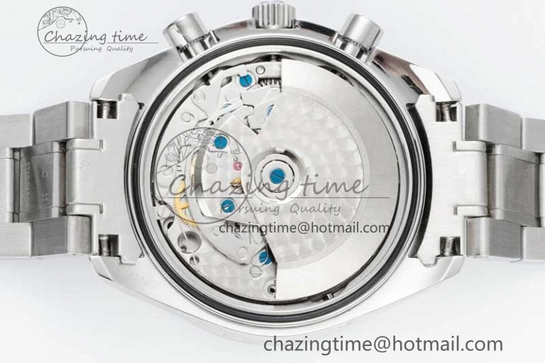 Speedmaster Racing Master SS HKF Best Edition Blue Black Dial on SS Bracelet A7750