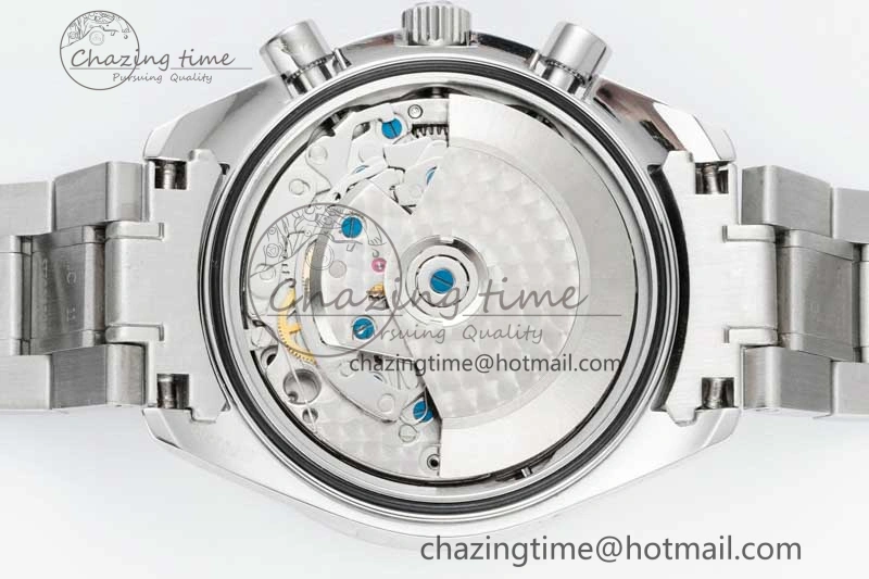 Speedmaster Racing Master SS HKF Best Edition Blue Black Dial on SS Bracelet A7750