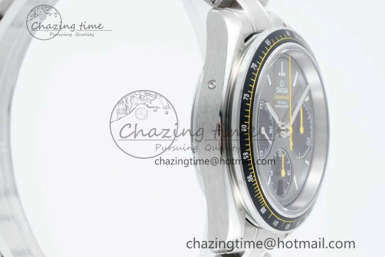 Speedmaster Racing Master SS HKF Best Edition Gray Black Dial on SS Bracelet A7750
