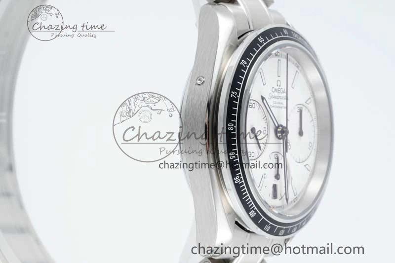 Speedmaster Racing Master SS HKF Best Edition White Dial on SS Bracelet A7750