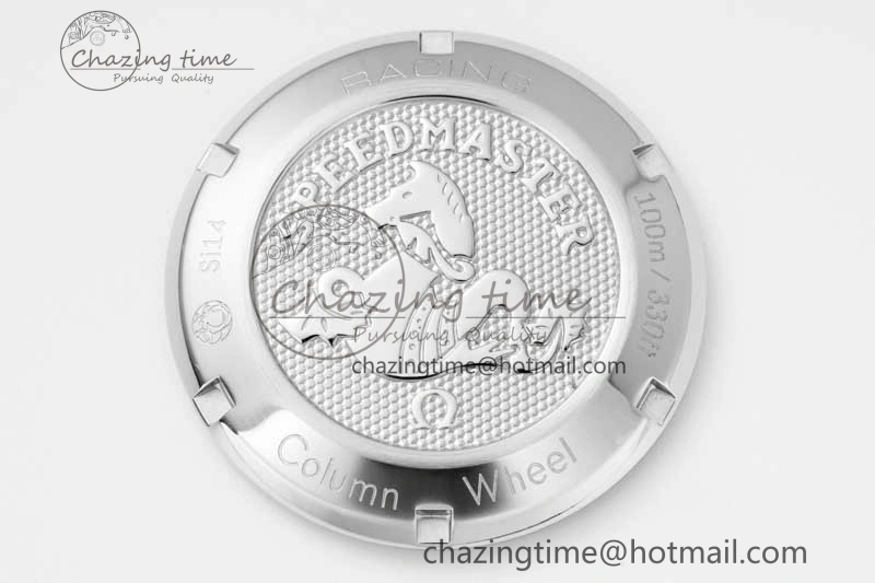 Speedmaster Racing Master SS HKF Best Edition White Dial on SS Bracelet A7750