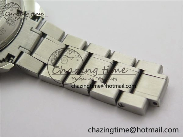Speedmaster Racing Master SS HRF 1:1 Best Edition White Dial on SS Bracelet A7750