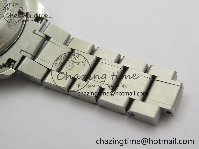 Speedmaster Racing Master SS HRF 1:1 Best Edition White Dial on SS Bracelet A7750