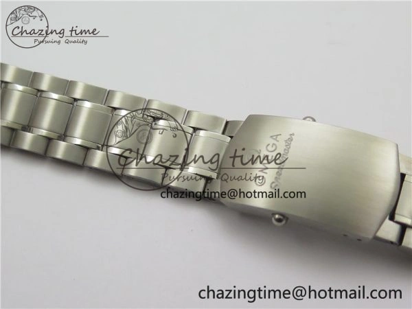 Speedmaster Racing Master SS HRF 1:1 Best Edition White Dial on SS Bracelet A7750