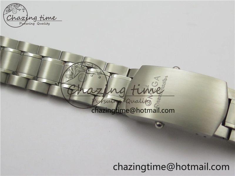 Speedmaster Racing Master SS HRF 1:1 Best Edition White Dial on SS Bracelet A7750